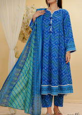 Aizal Printed Lawn Suits Stitched 3 Piece - AL25PFL 05